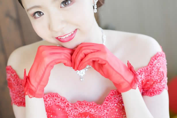 《前撮り時》カラードレス撮影無料