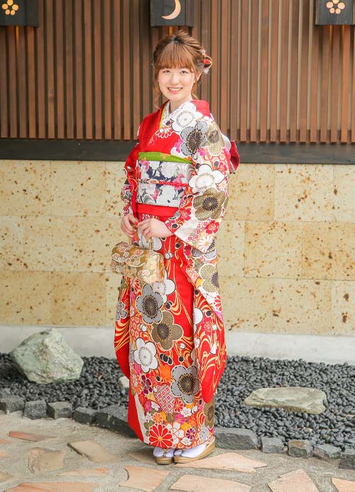 振袖を着た女性の写真その05