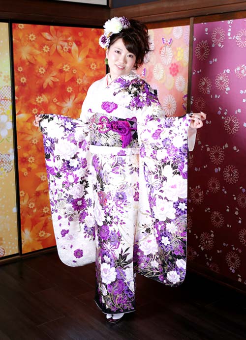 振袖を着た女性の写真その08