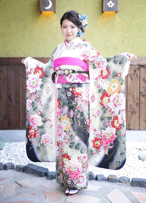 振袖を着た女性の写真その09