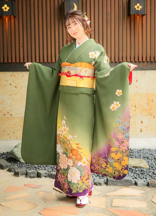 振袖を着た女性の写真その15