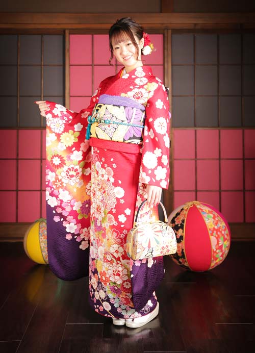 振袖を着た女性の写真その18