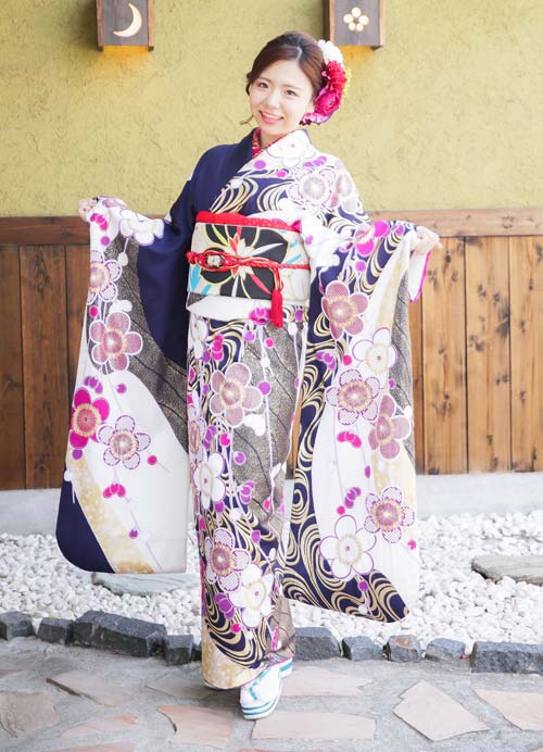 振袖を着た女性の写真その24