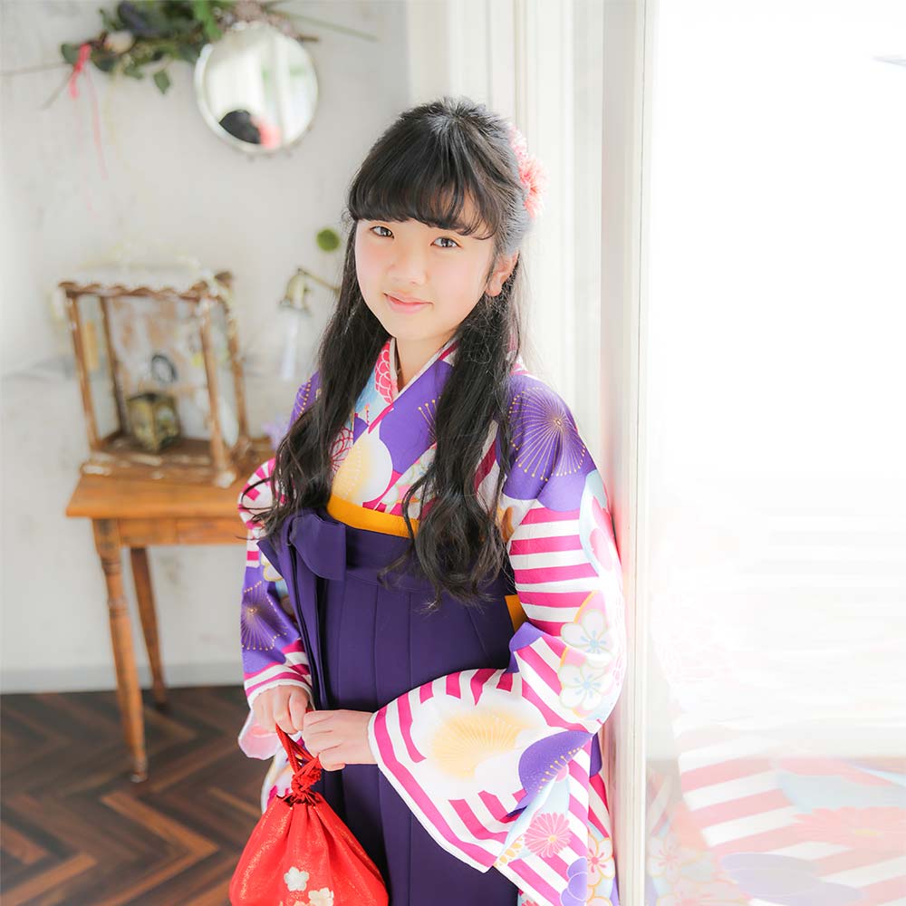 小学生限定袴レンタルプラン 女の子